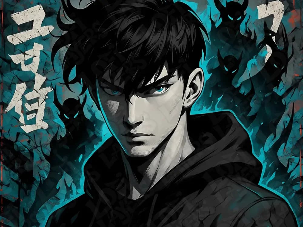 Jin Woo Hueforge by LoFi Layers HueForge model: Jin Woo Hueforge by LoFi Layers