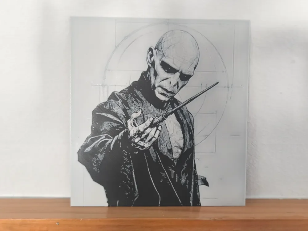 Hueforge Voldemort by Litolunar HueForge model: Hueforge Voldemort by Litolunar