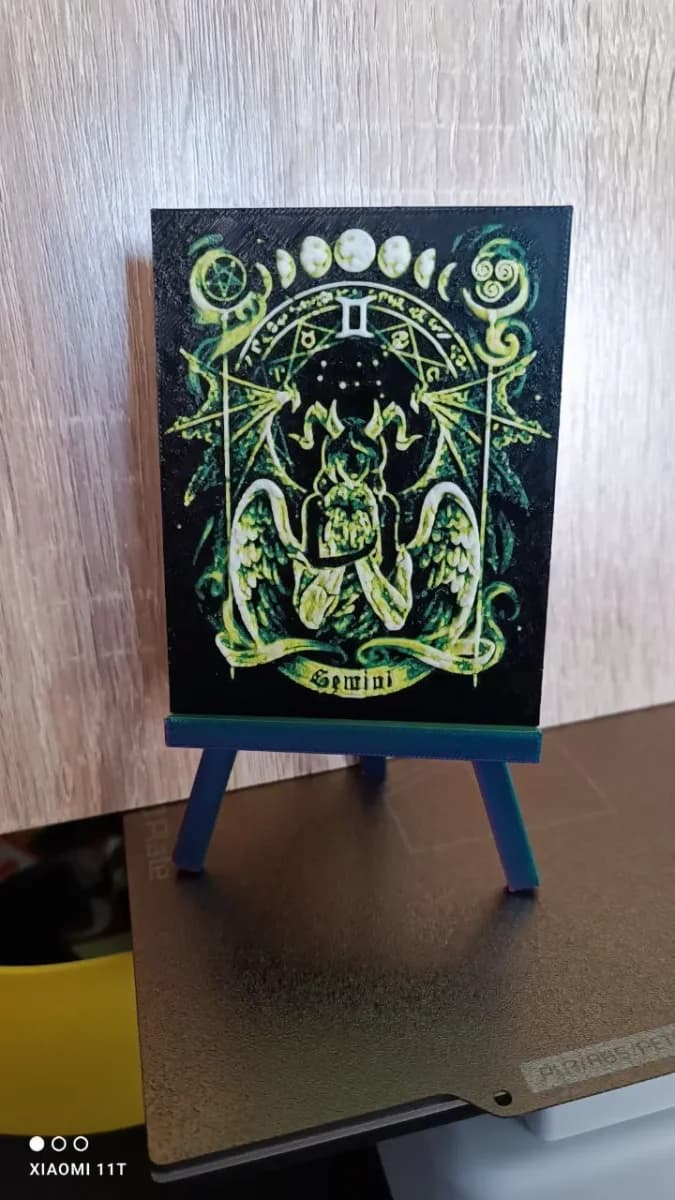 zodiac signs (gemini) hueforge by KO Additive Labo HueForge model: zodiac signs (gemini) hueforge by KO Additive Labo