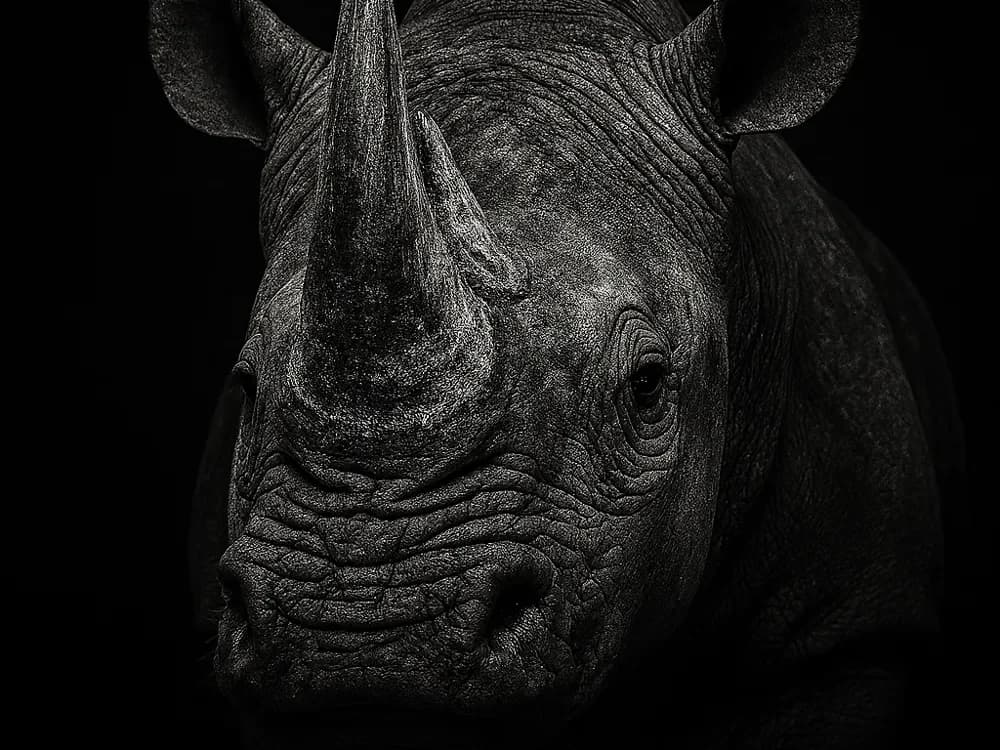 Hueforge Rhino by cterry2000 HueForge model: Hueforge Rhino by cterry2000