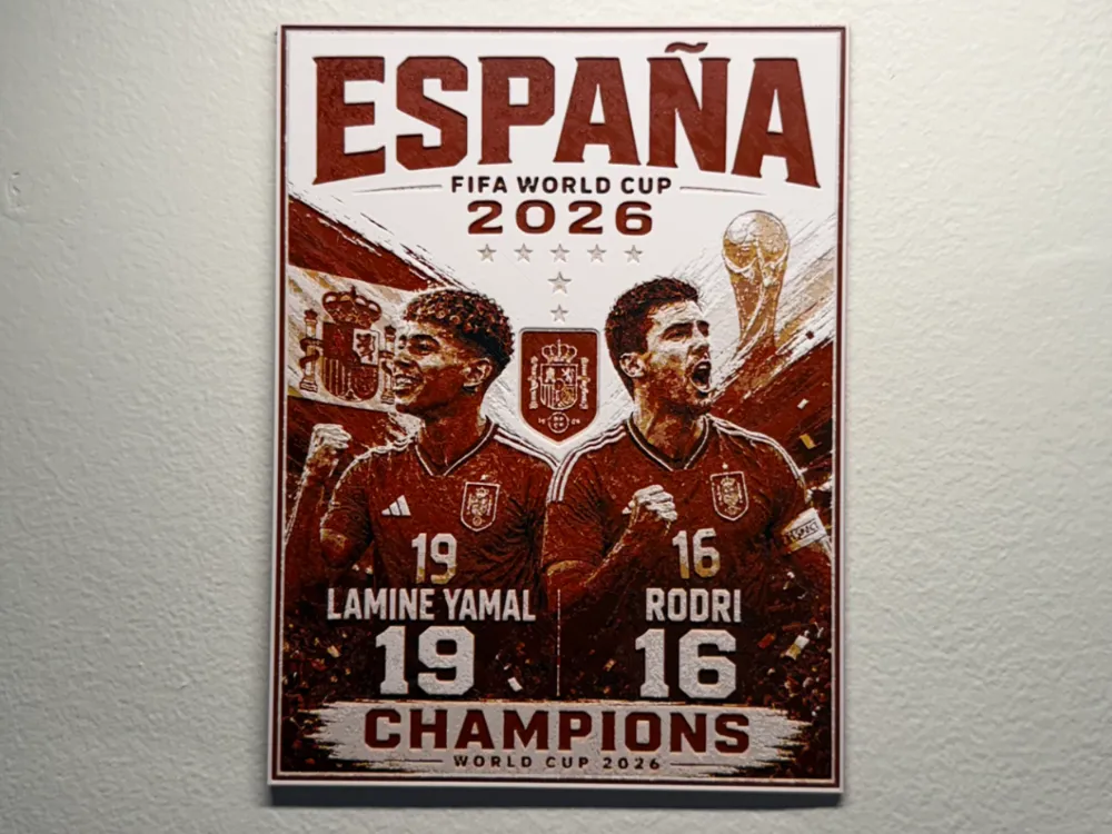 Spain World Cup Champions HueForge Spain World Cup Champions HueForge