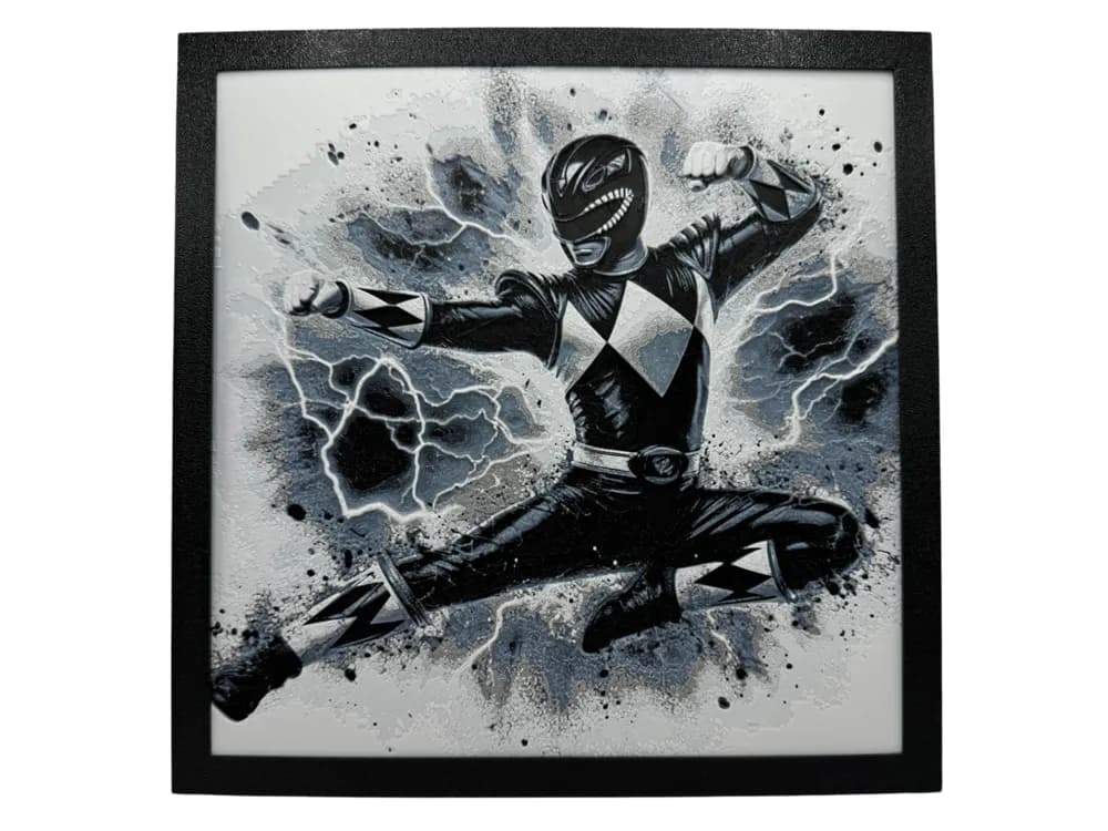 HueForge model: Mighty Morphin Power Ranger by Canadian Gamer