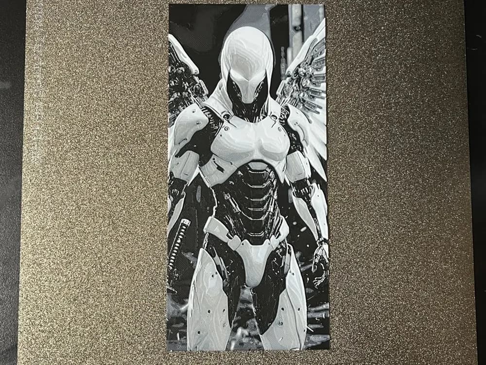 Robot Angel Hueforge by FantasyZ HueForge model: Robot Angel Hueforge by FantasyZ