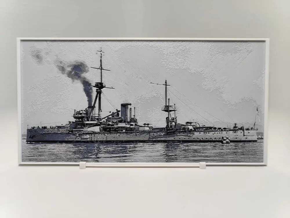 HMS Dreadnought - Hueforge by BeaN HueForge model: HMS Dreadnought - Hueforge by BeaN