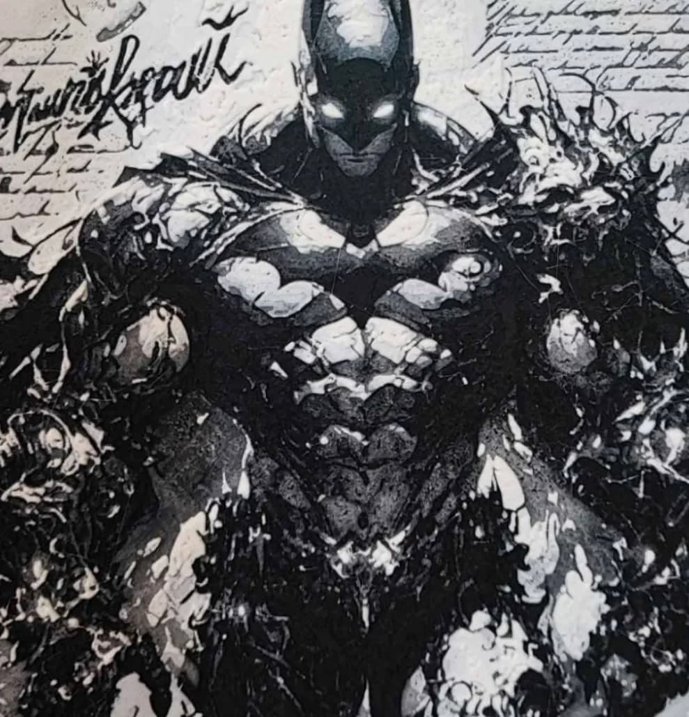 HueForge model: Batman Art by Garuda3D