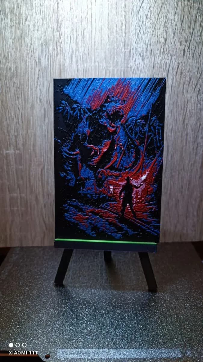 jurassic park hueforge by KO Additive Labo HueForge model: jurassic park hueforge by KO Additive Labo