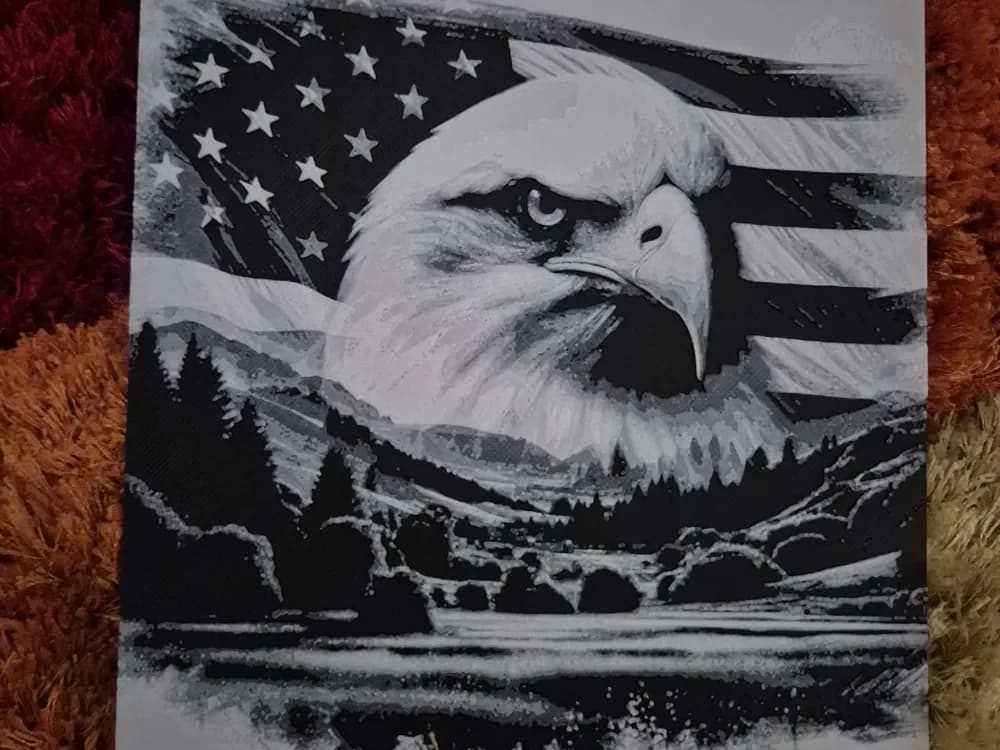 eagle and flag hueforge eagle and flag hueforge