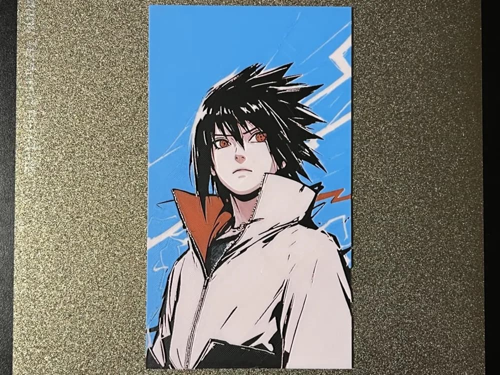 HueForge model: Naruto Sasuke Hueforge by FantasyZ