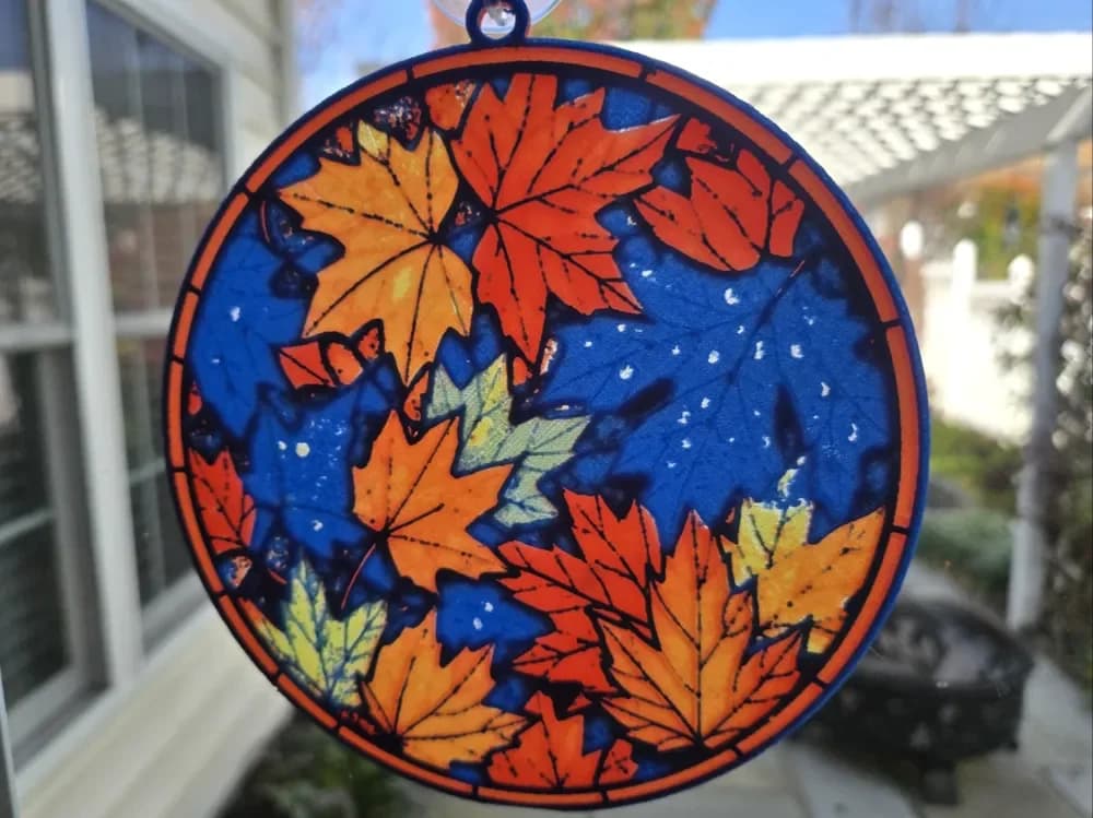 Autumn Leaves by tlavedas HueForge model: Autumn Leaves by tlavedas