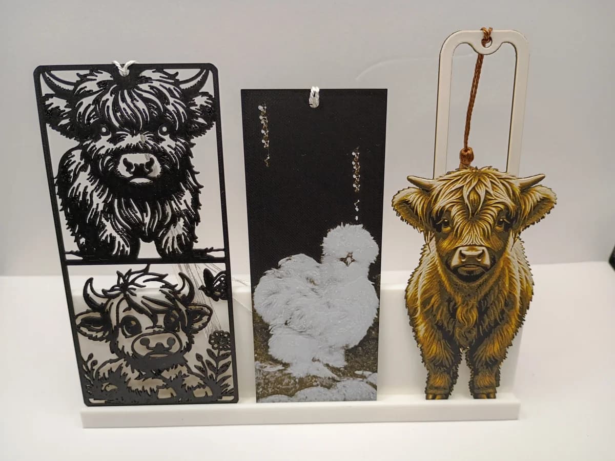 HueForge model: Farm Fresh Bookmarks by 3djd