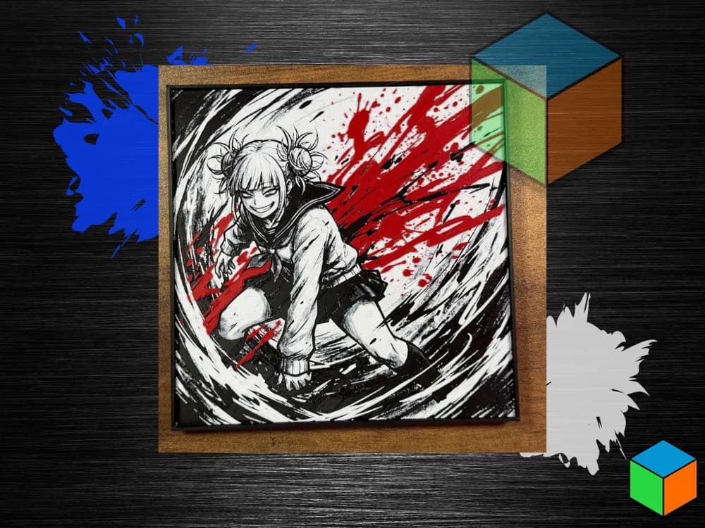 Himiko Toga — HueForge Wall Art | My Hero Academia Himiko Toga — HueForge Wall Art | My Hero Academia