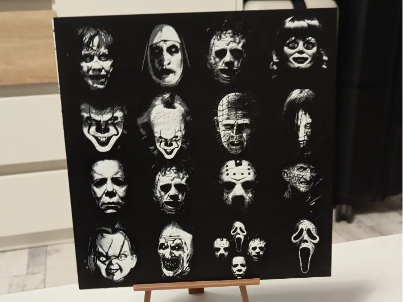 Horror Serial Killers Hueforge by 3DNesy HueForge model: Horror Serial Killers Hueforge by 3DNesy