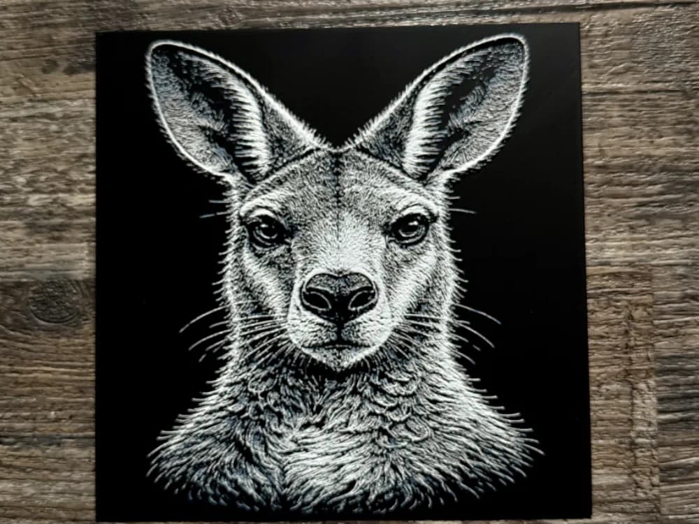 Kangaroo Wildlife Series by novy HueForge model: Kangaroo Wildlife Series by novy