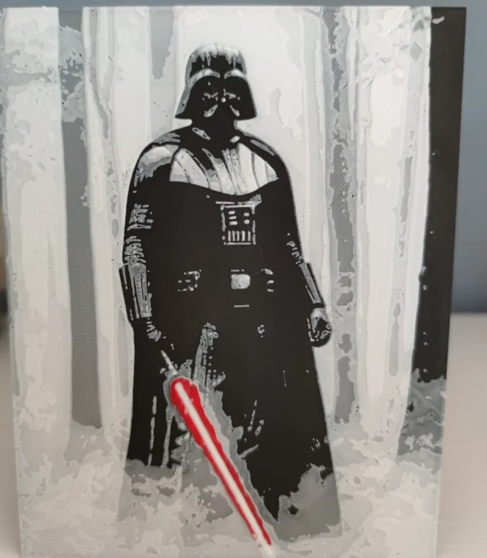 Hueforge Darth Vader by Litolunar HueForge model: Hueforge Darth Vader by Litolunar