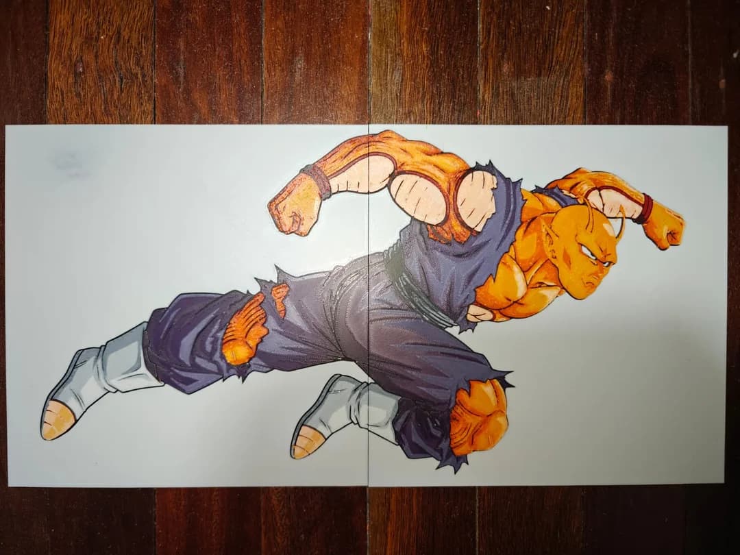 Orange Piccolo Vs by TheHueforgeLady HueForge model: Orange Piccolo Vs by TheHueforgeLady