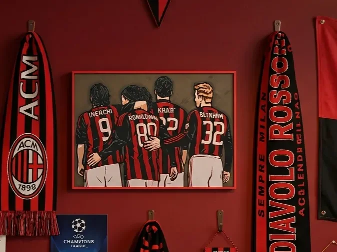 AC Milan Dream Team - HueForge by keko HueForge model: AC Milan Dream Team - HueForge by keko