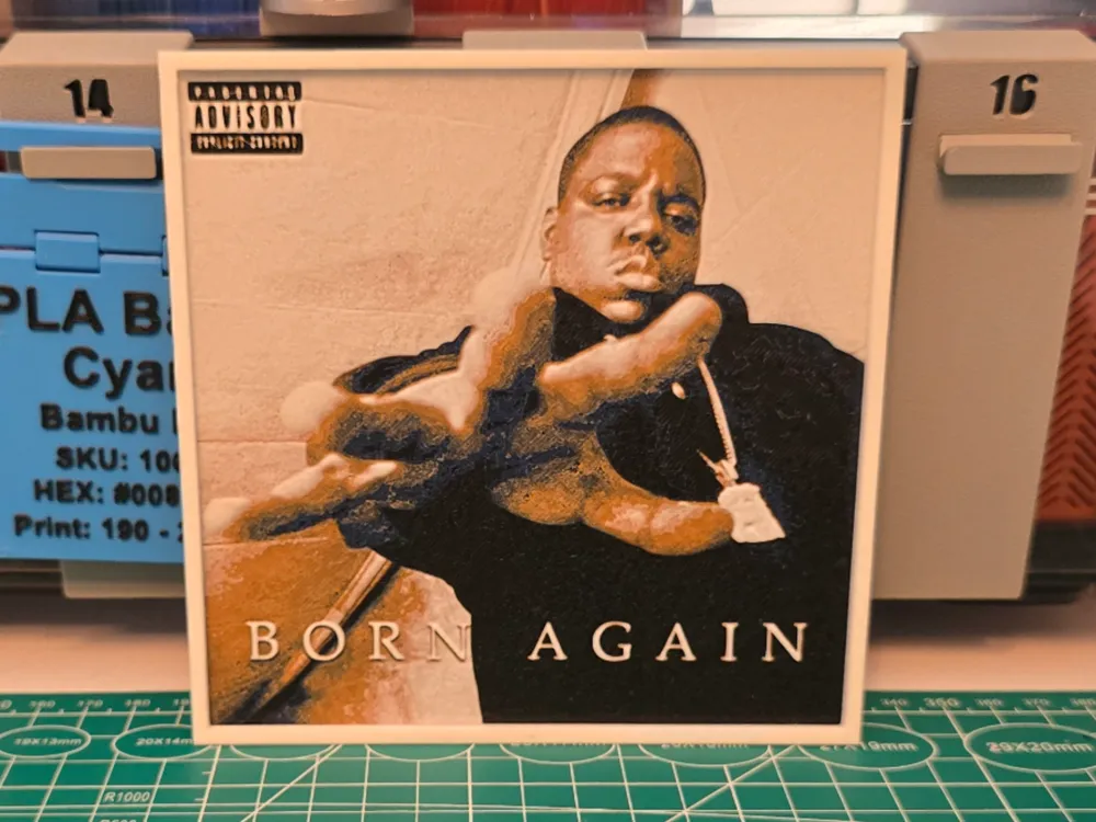 The Notorious B.I.G. "Born Again" Album - Hueforge The Notorious B.I.G. "Born Again" Album - Hueforge