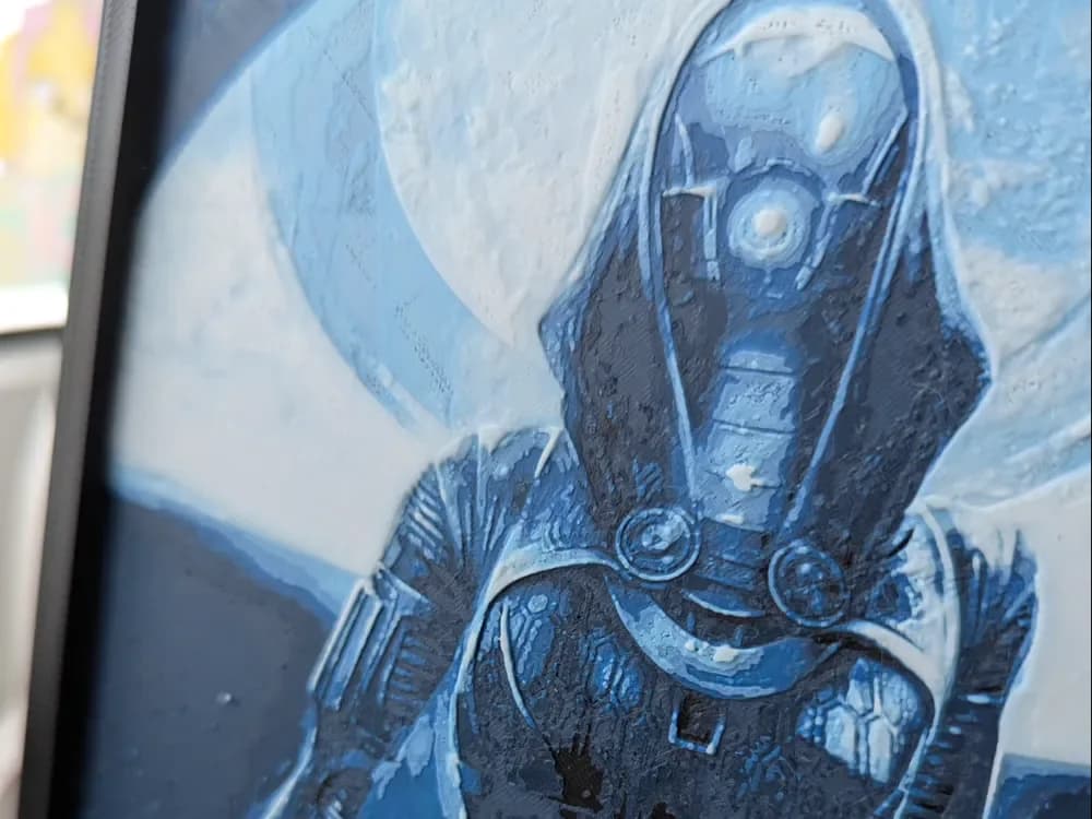 Tali Zorah Mass Effect HueForge Tali Zorah Mass Effect HueForge