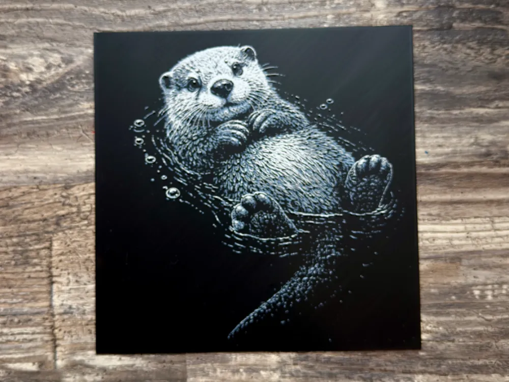Otter Wildlife Series by novy HueForge model: Otter Wildlife Series by novy