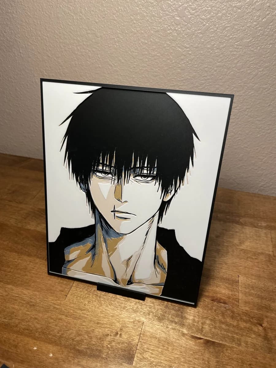 Toji by Cloudy Nostalgia HueForge model: Toji by Cloudy Nostalgia