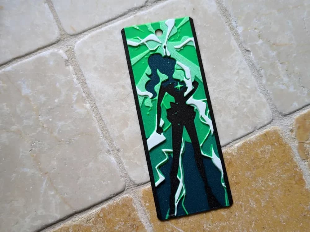 Sailor Jupiter bookmark - Hueforge Sailor Jupiter bookmark - Hueforge