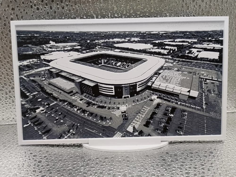 Milton Keynes Dons - Stadium MK Hueforge by Borishotch Industries HueForge model: Milton Keynes Dons - Stadium MK Hueforge by Borishotch Industries