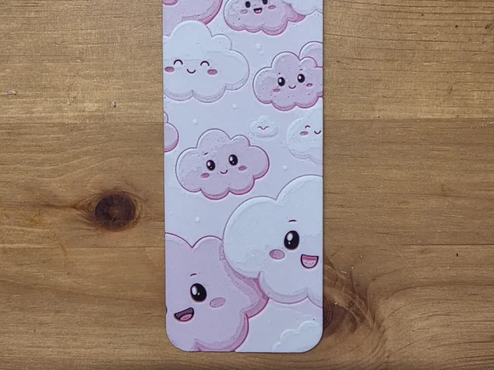 Cloud Bookmark by Morganja HueForge model: Cloud Bookmark by Morganja