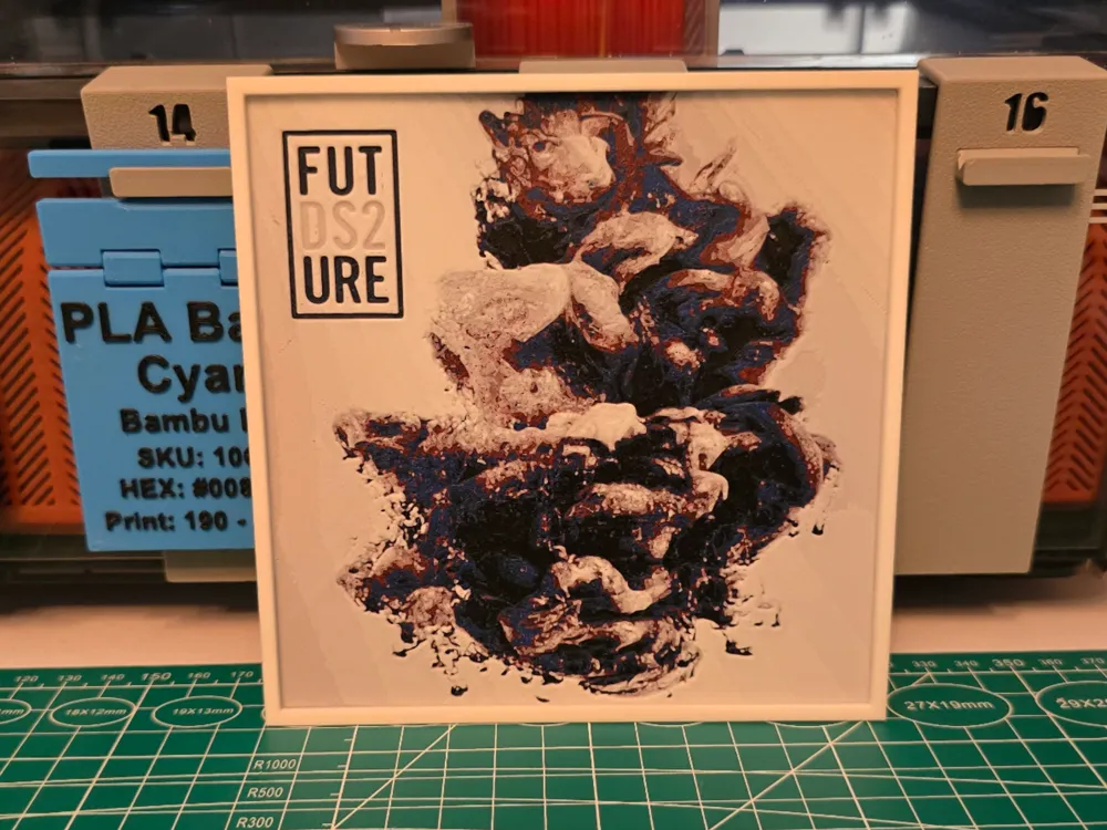 Future "DS2" Album Poster - Hueforge Art by Lumpy3D HueForge model: Future "DS2" Album Poster - Hueforge Art by Lumpy3D