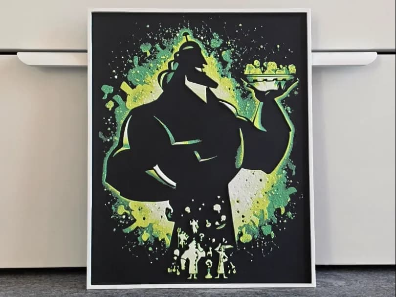 Disney Kronk Hueforge by RIVY3Dprint HueForge model: Disney Kronk Hueforge by RIVY3Dprint