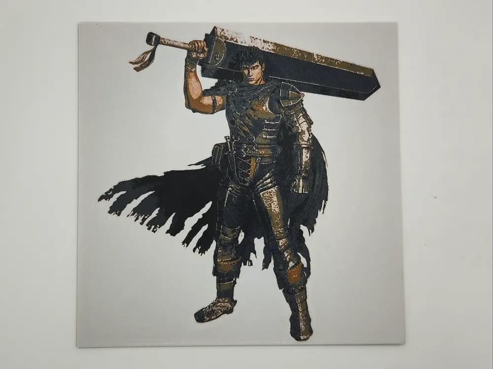 Berserk - Guts - Hueforge by Altf4-Formation HueForge model: Berserk - Guts - Hueforge by Altf4-Formation