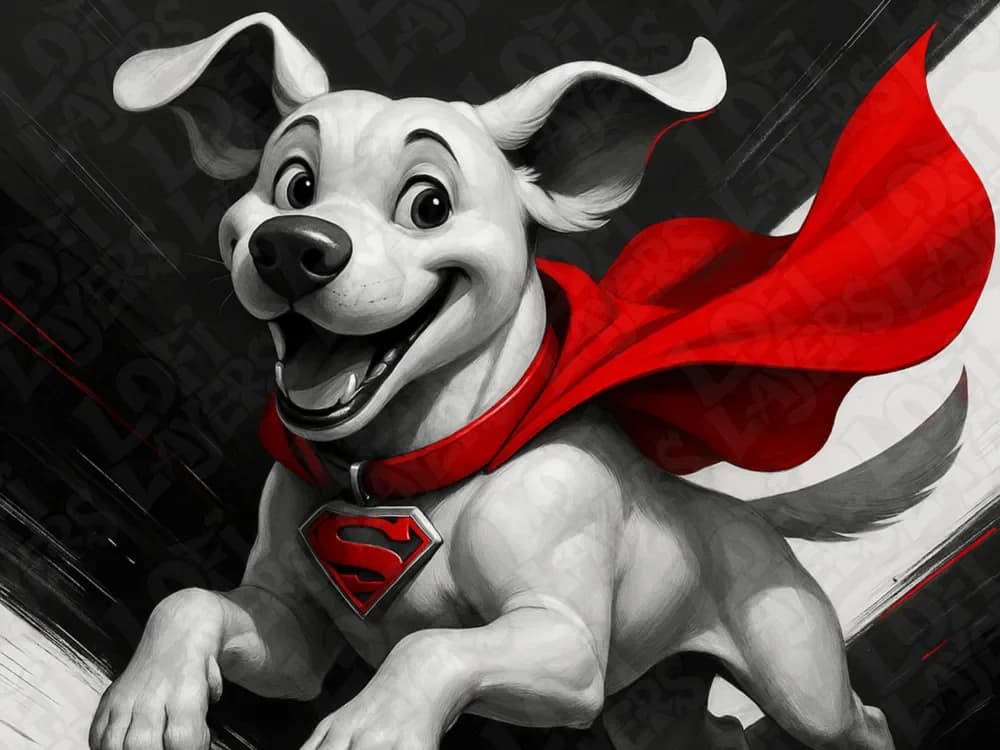 Krypto Hueforge by LoFi Layers HueForge model: Krypto Hueforge by LoFi Layers