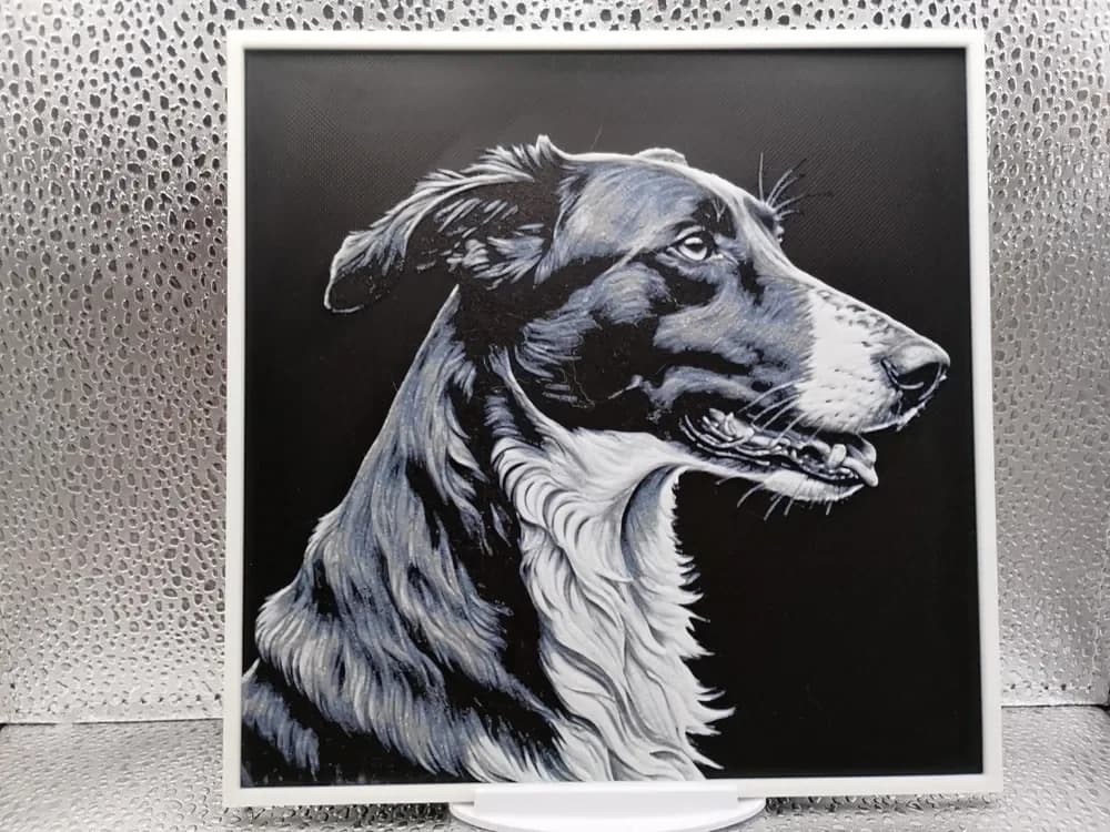 Borzoi hueforge by Borishotch Industries HueForge model: Borzoi hueforge by Borishotch Industries