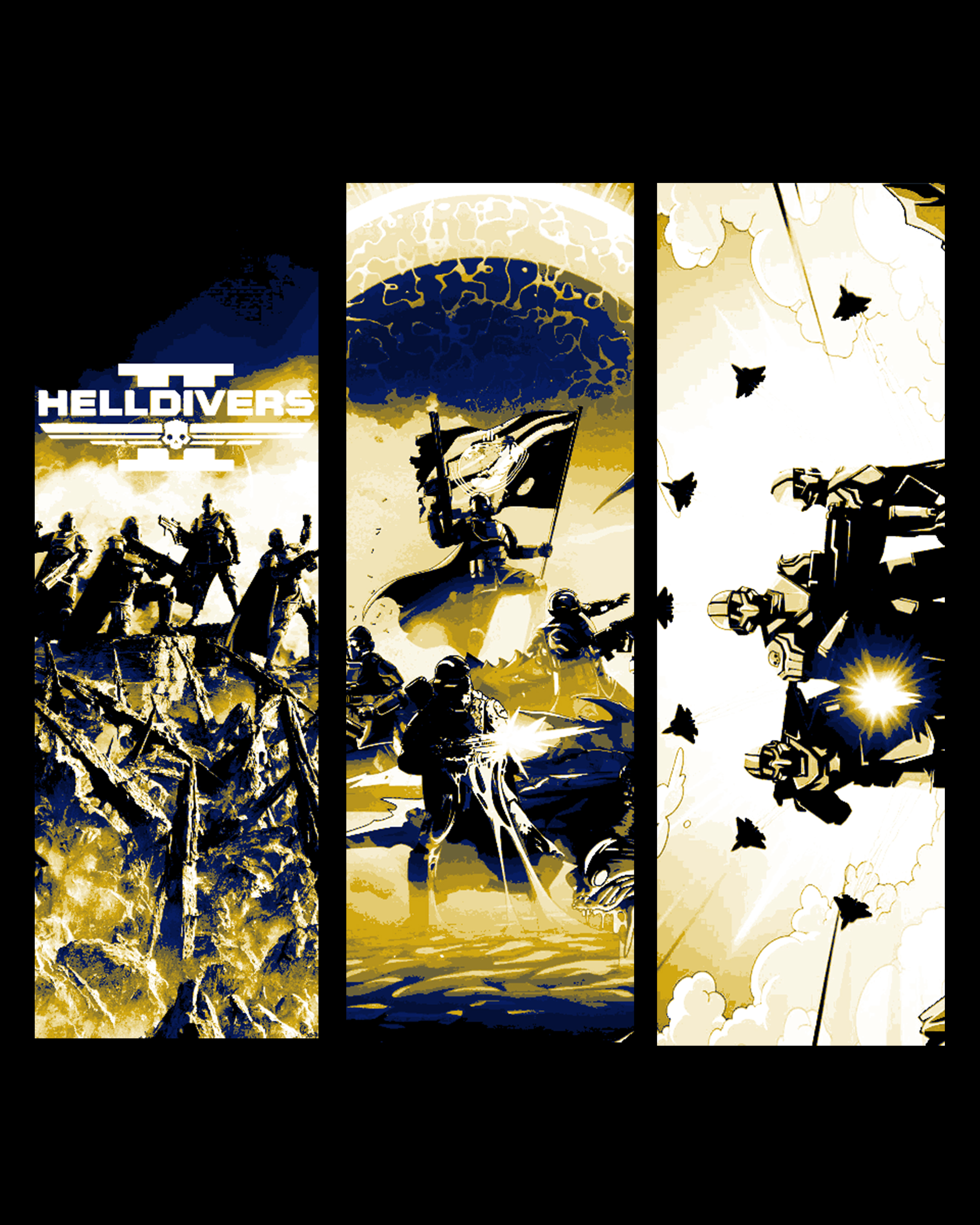 Fan art Bookmarks of Helldivers 2 Video Game - Hueforge Fan art Bookmarks of Helldivers 2 Video Game - Hueforge