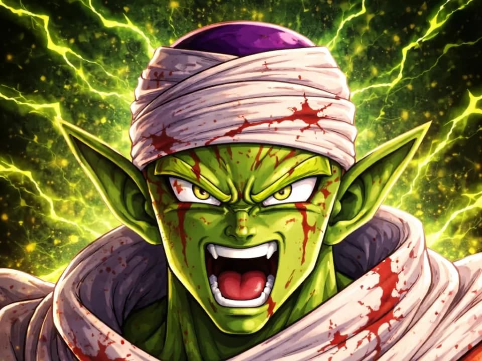 Piccolo - Dragon Ball- Hueforge Portrait by Hueforge Maker HueForge model: Piccolo - Dragon Ball- Hueforge Portrait by Hueforge Maker