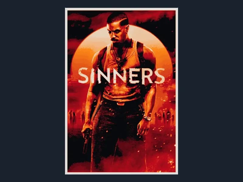 Sinners (Movie Poster - HueForge) by HugheCraft HueForge model: Sinners (Movie Poster - HueForge) by HugheCraft
