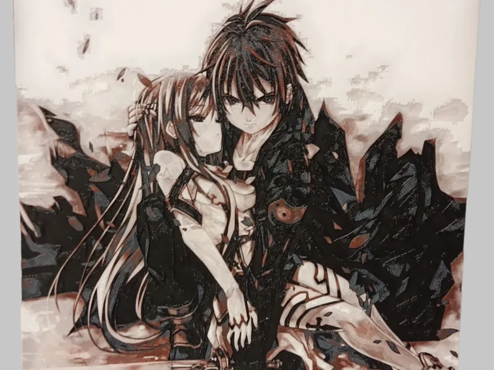 Sword Art Online Hueforge SAO by 3DNesy HueForge model: Sword Art Online Hueforge SAO by 3DNesy