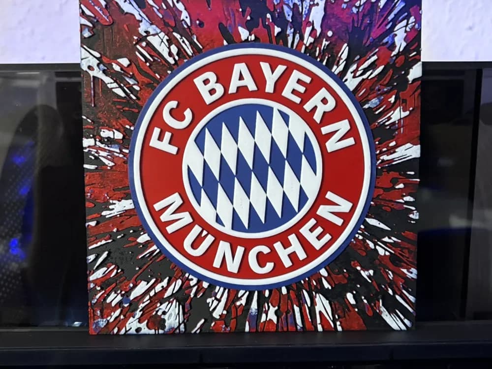 FC Bayern München FCB Munich Hueforge by Reeftank&more HueForge model: FC Bayern München FCB Munich Hueforge by Reeftank&more