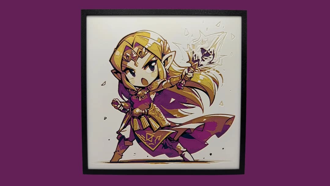 Princess Zelda - Chibi Edition - Legend of Zelda Hueforge by Canadian Gamer HueForge model: Princess Zelda - Chibi Edition - Legend of Zelda Hueforge by Canadian Gamer