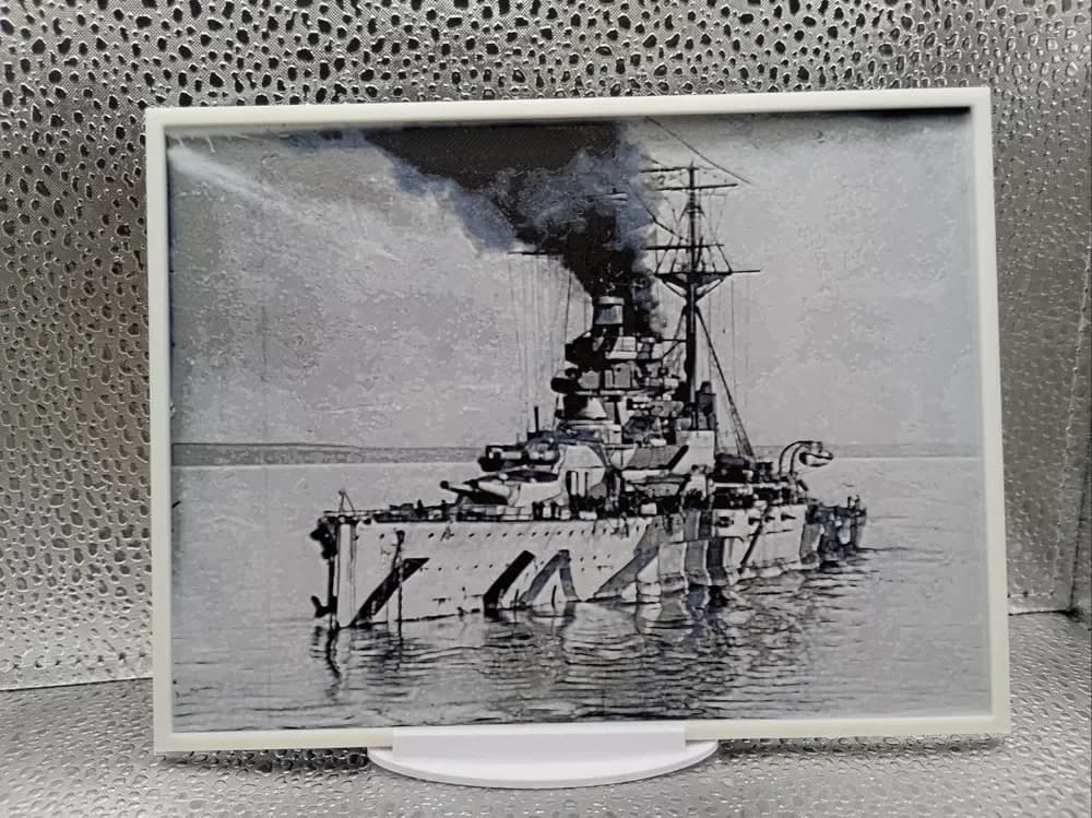 HMS Ramillies hueforge by Borishotch Industries HueForge model: HMS Ramillies hueforge by Borishotch Industries