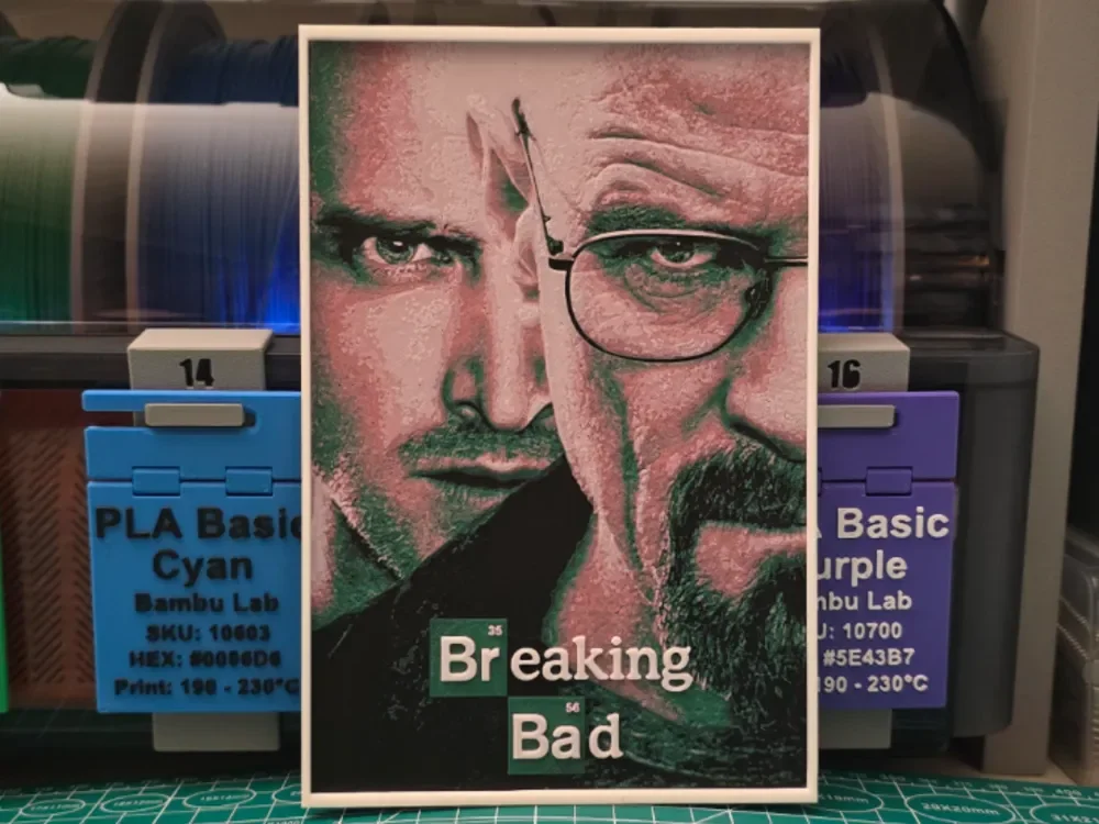 Breaking Bad Poster V2 - Hueforge Art