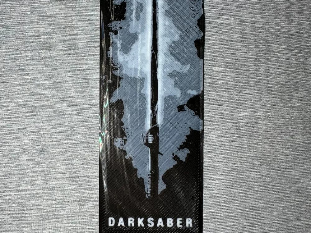 Darksaber Bookmark - Flatforge