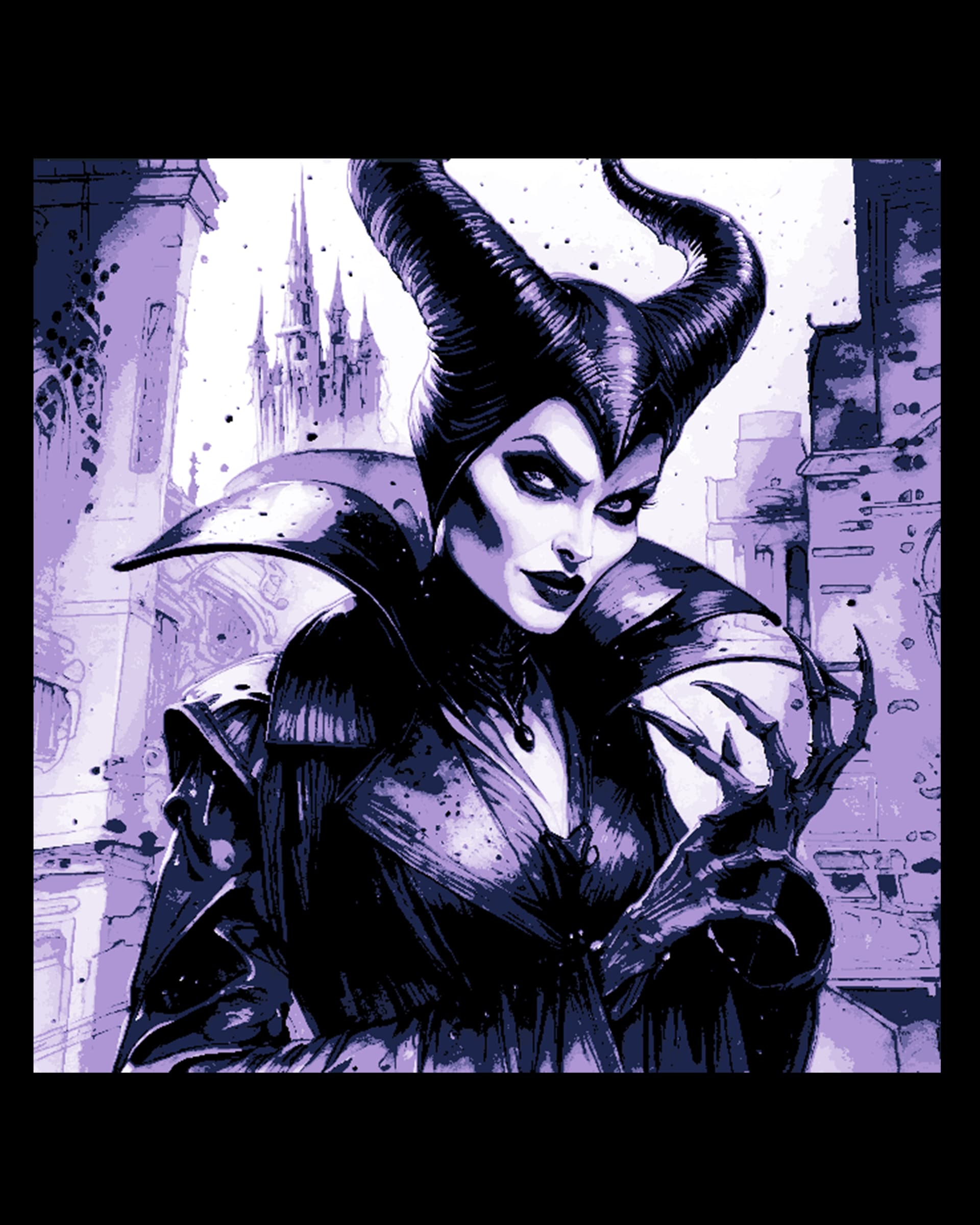 Fanart - Evil Queen Maleficent hatching her evil plan Fanart - Evil Queen Maleficent hatching her evil plan