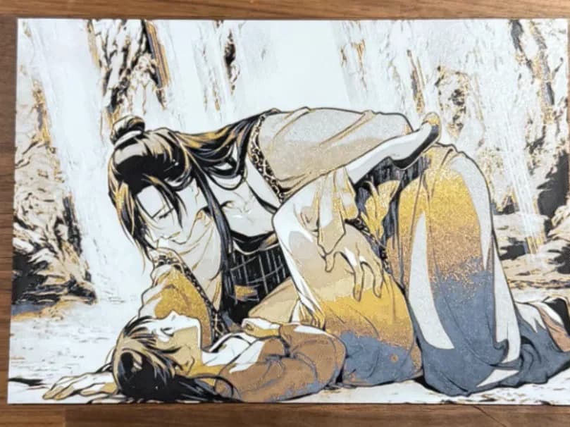 Apothecary Diaries Frog Jinshi and Maomao Hueforge by Pretty Okay Prints HueForge model: Apothecary Diaries Frog Jinshi and Maomao Hueforge by Pretty Okay Prints