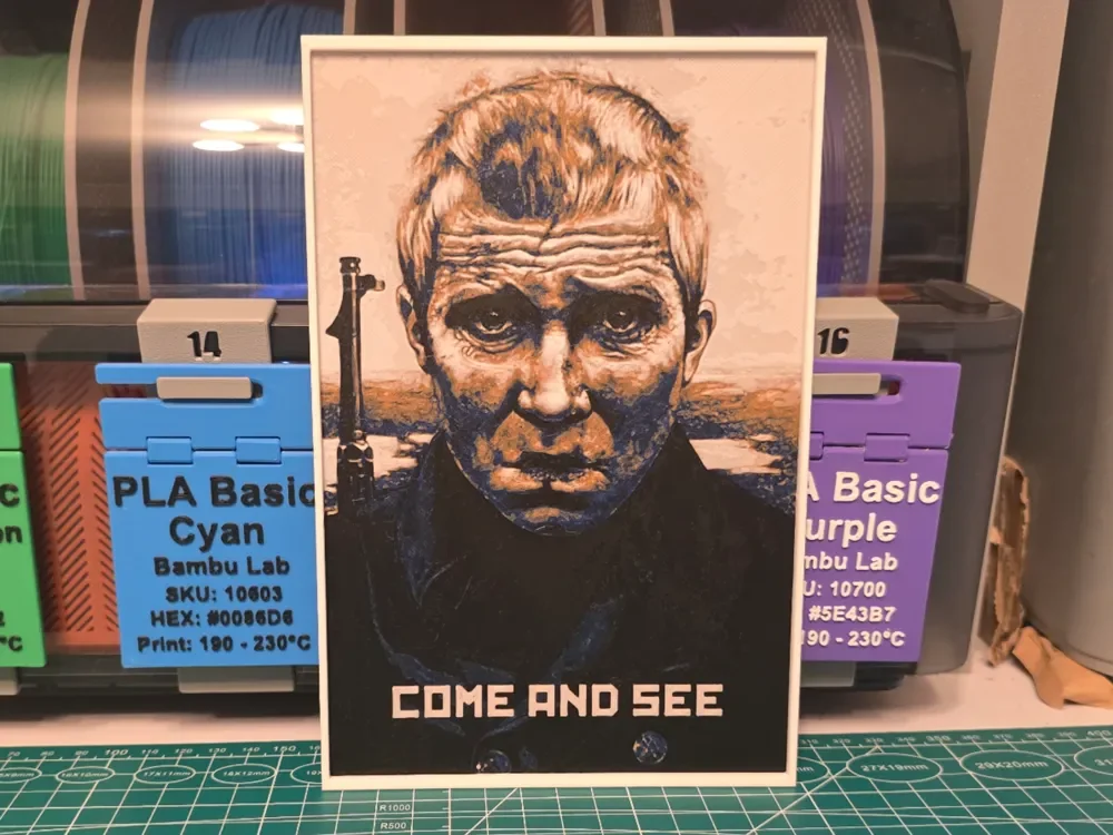 HueForge model: Come and See Movie Poster - Hueforge Art by Lumpy3D