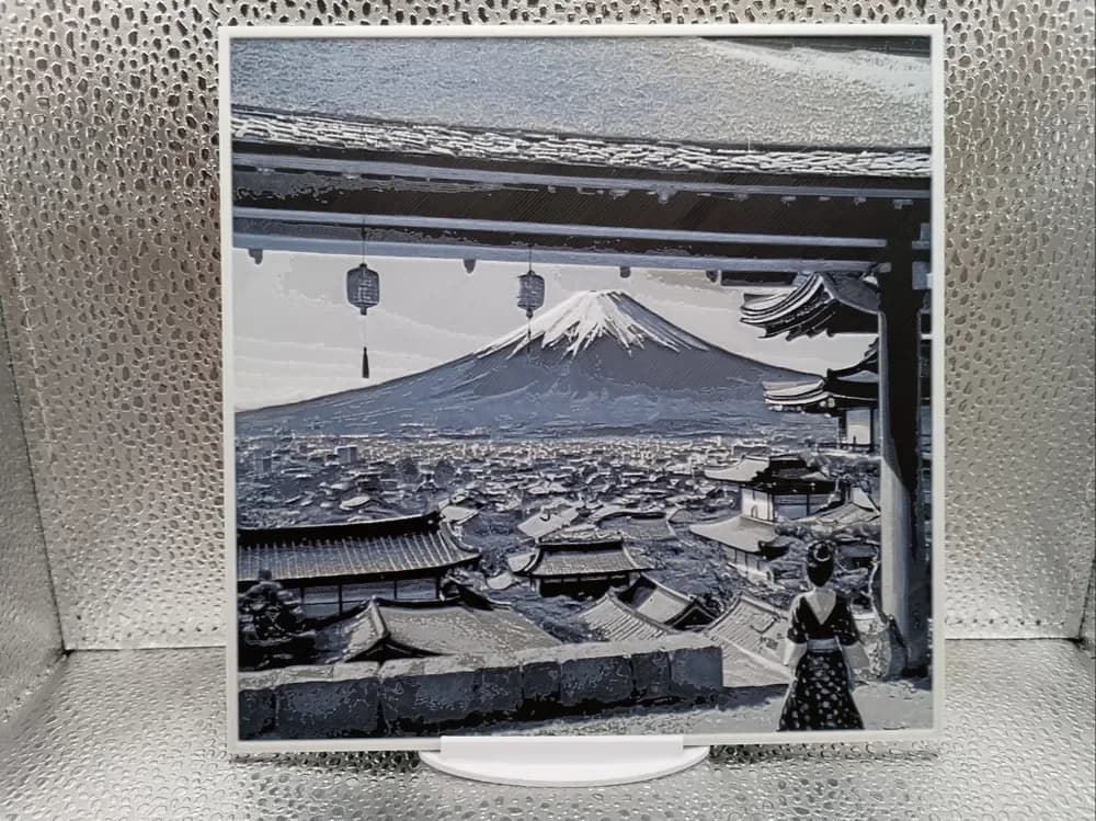 Mount Fuji – Hueforge by Borishotch Industries HueForge model: Mount Fuji – Hueforge by Borishotch Industries