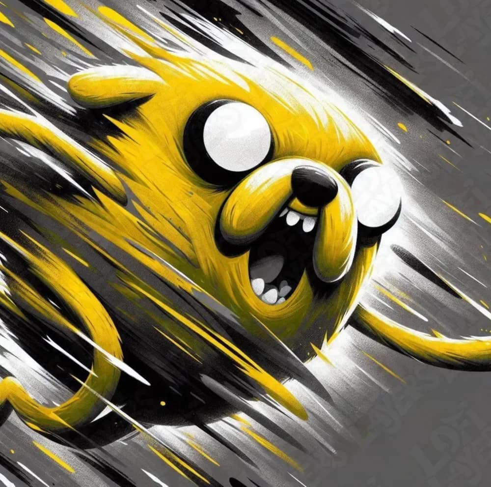 Jake (Adventure Time) Hueforge Jake (Adventure Time) Hueforge