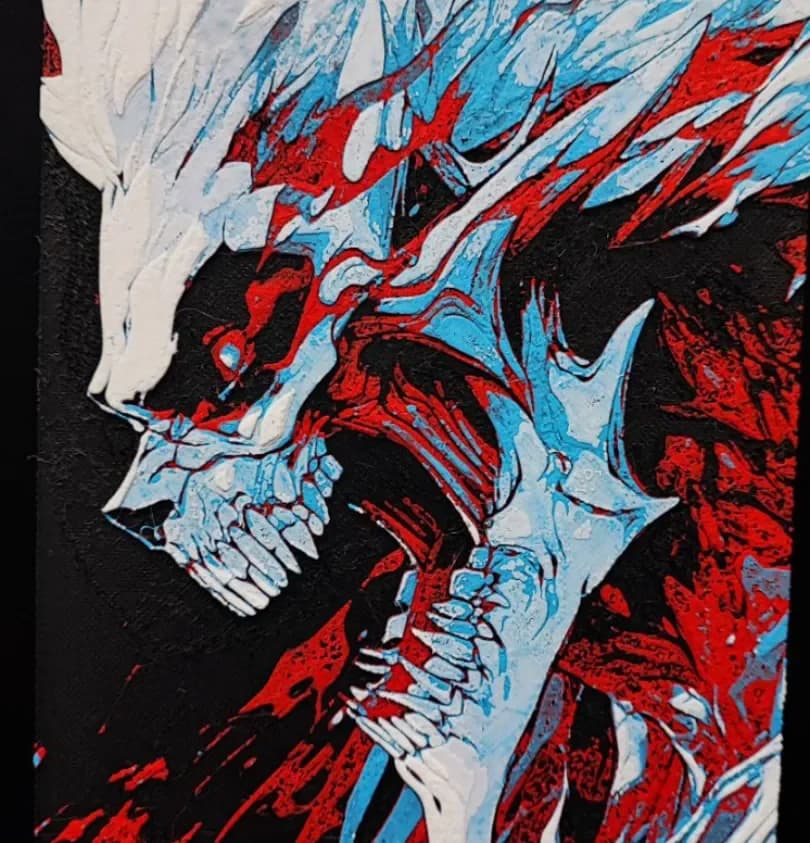 RedSkull by Garuda3D HueForge model: RedSkull by Garuda3D