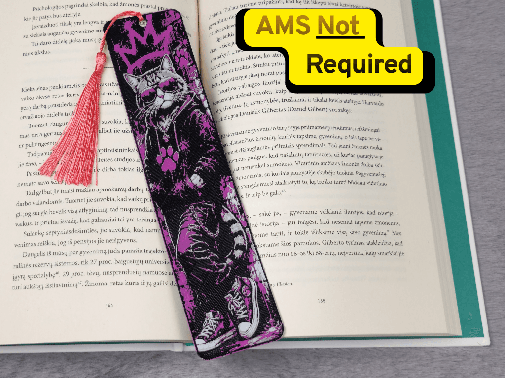 Street Cat Graffiti HueForge Bookmark Street Cat Graffiti HueForge Bookmark