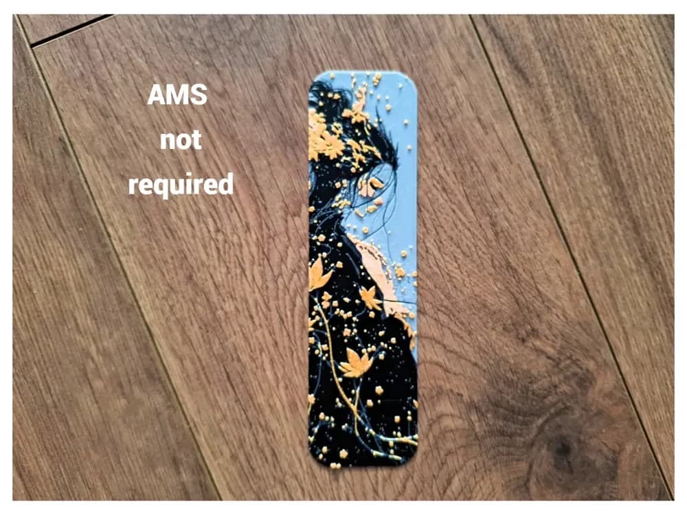 Fantasy Japanese Style golden bookmark 3 by EternalDesigns3D HueForge model: Fantasy Japanese Style golden bookmark 3 by EternalDesigns3D