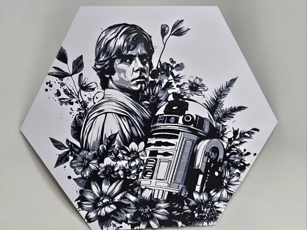 Luke Skywalker & R2D2 by Aprilk6366 HueForge model: Luke Skywalker & R2D2 by Aprilk6366
